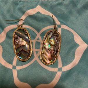 Multicolored marble Kendra Scott earrings